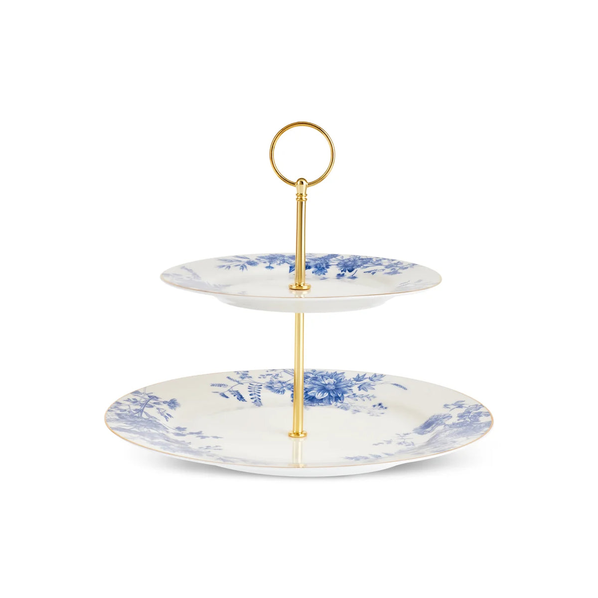 Karaca Delft 6 Kişilik 8 Parça Bone China Servis Seti, Mavi
