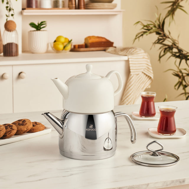 Karaca Pocelinox Porselen Çaydanlık Seti