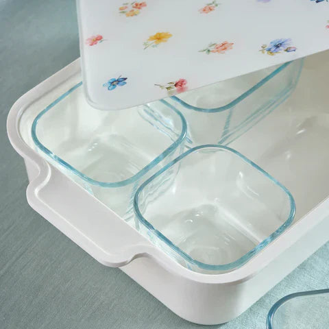Service à petit-déjeuner Karaca Fleur, 8 pièces, multicolore
