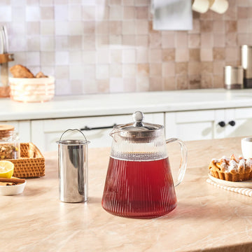 Karaca Lumira Borosilikat Cam Demlik, 1200 Ml