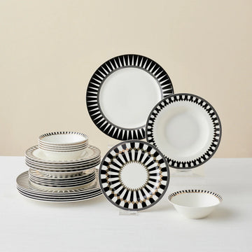 Karaca Elegance Bone Helsinki 24 Parça 6 Kişilik Yemek Takımı