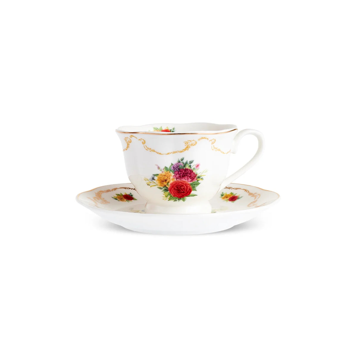 Karaca Antique 4-delige theeservies voor 2 personen, 200 ml