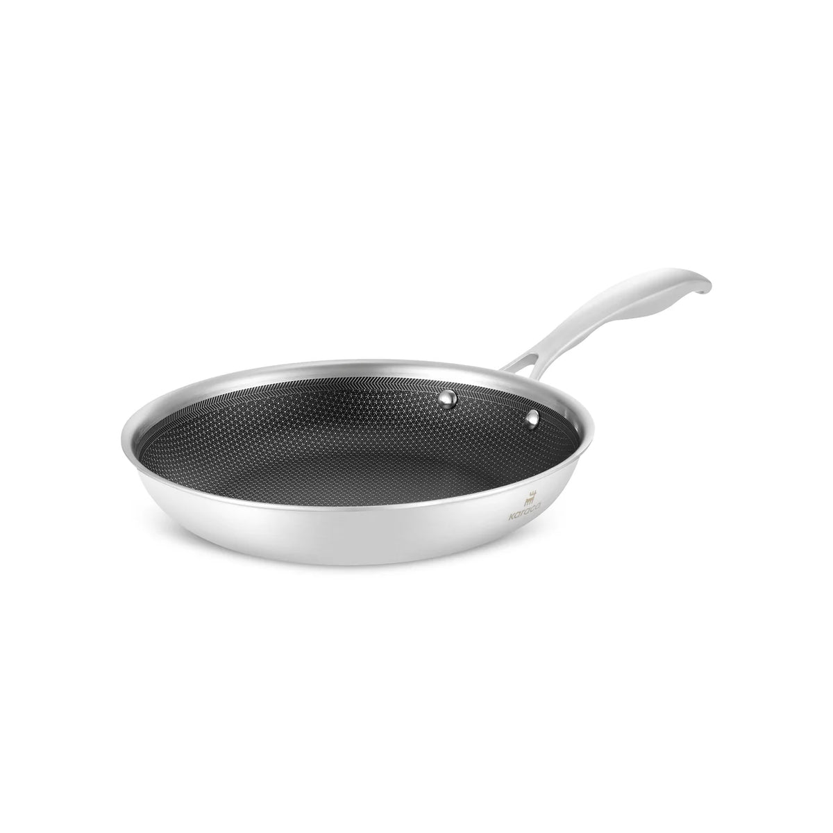 Karaca 5Ply PowerSteel 316+ Paslanmaz Çelik İndüksiyon Tava, 24 cm, Gümüş