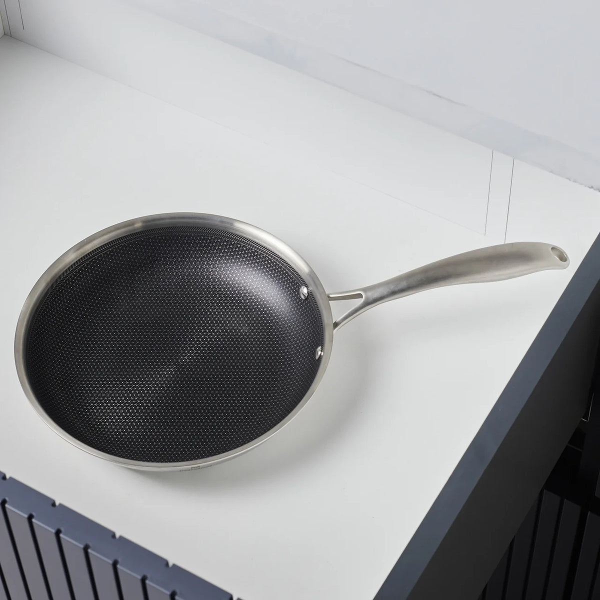 Karaca 5Ply PowerSteel 316+ Paslanmaz Çelik İndüksiyon Tava, 24 cm, Gümüş