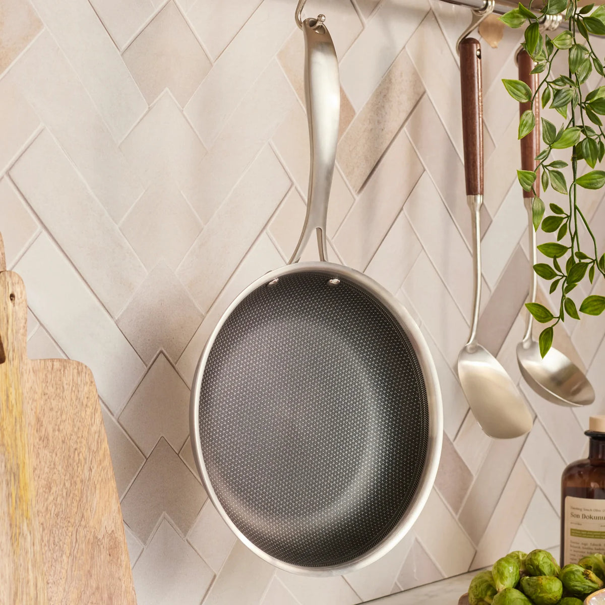 Karaca 5Ply PowerSteel 316+ Paslanmaz Çelik İndüksiyon Tava, 24 cm, Gümüş