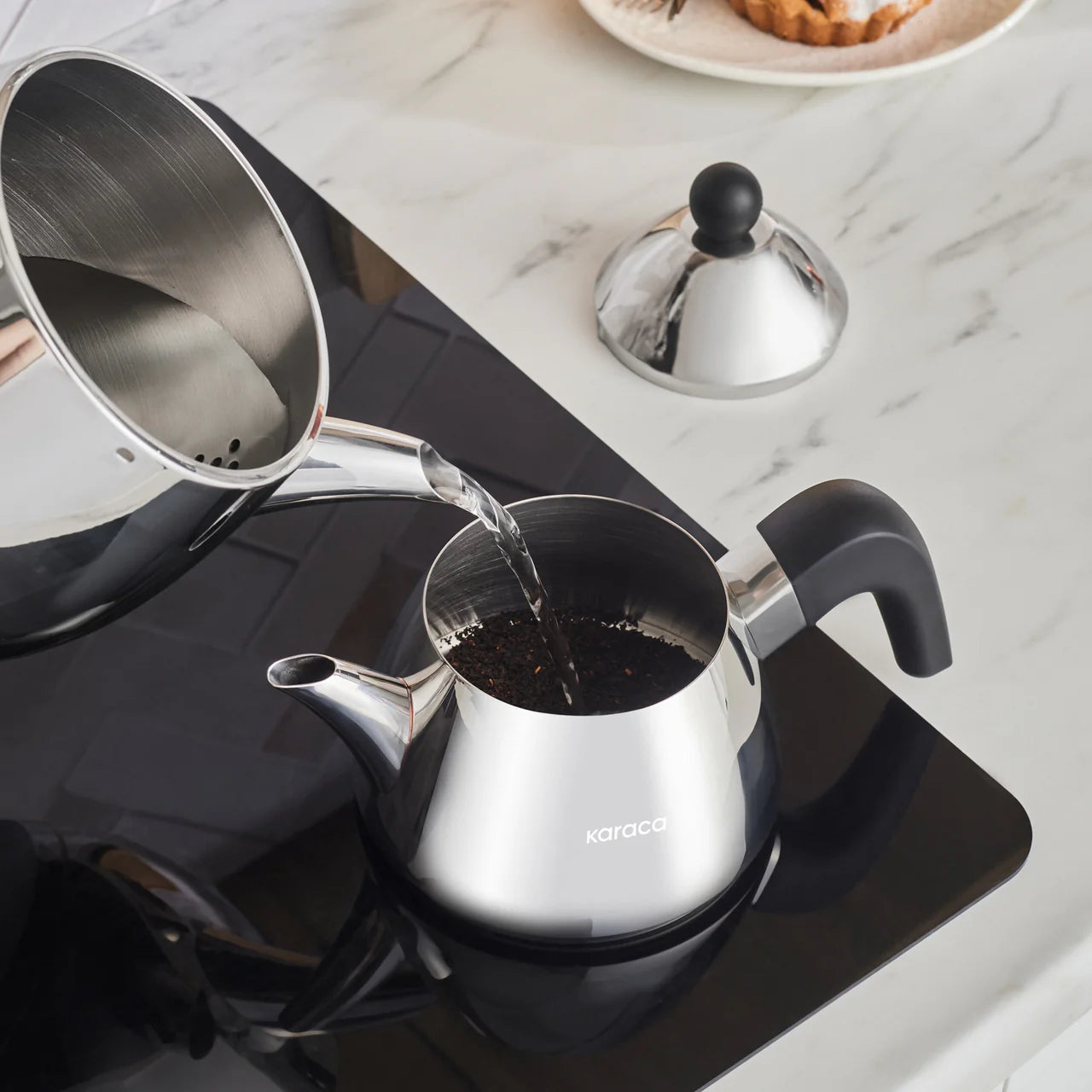 Karaca PowerSteel Pro 316+ Tokyo-theepot, medium