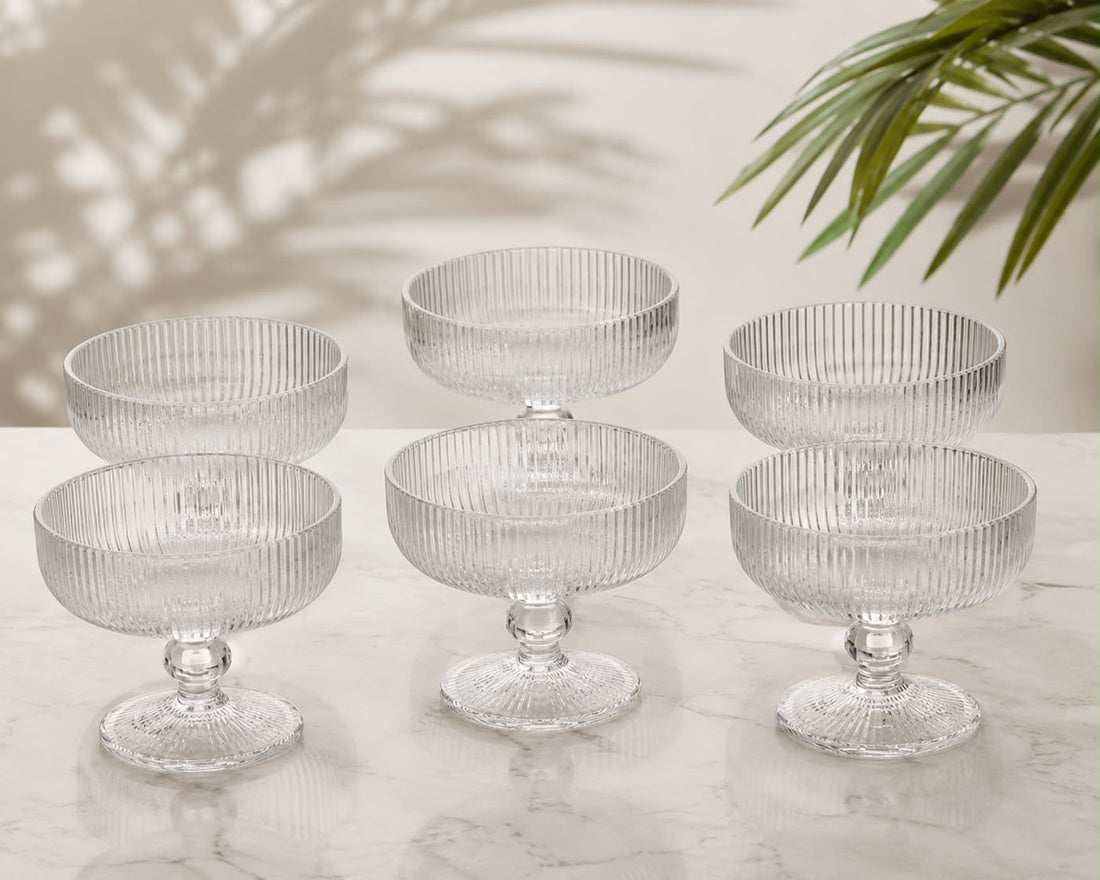 Bavary Eisbecher, gestreift, 6er-Set