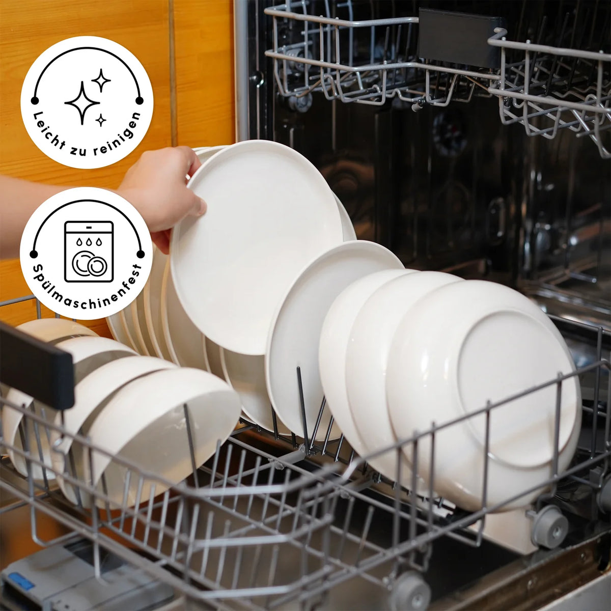 Karaca Streamline Favaro 53 Parça 12 Kişilik Yemek Takımı Beyaz