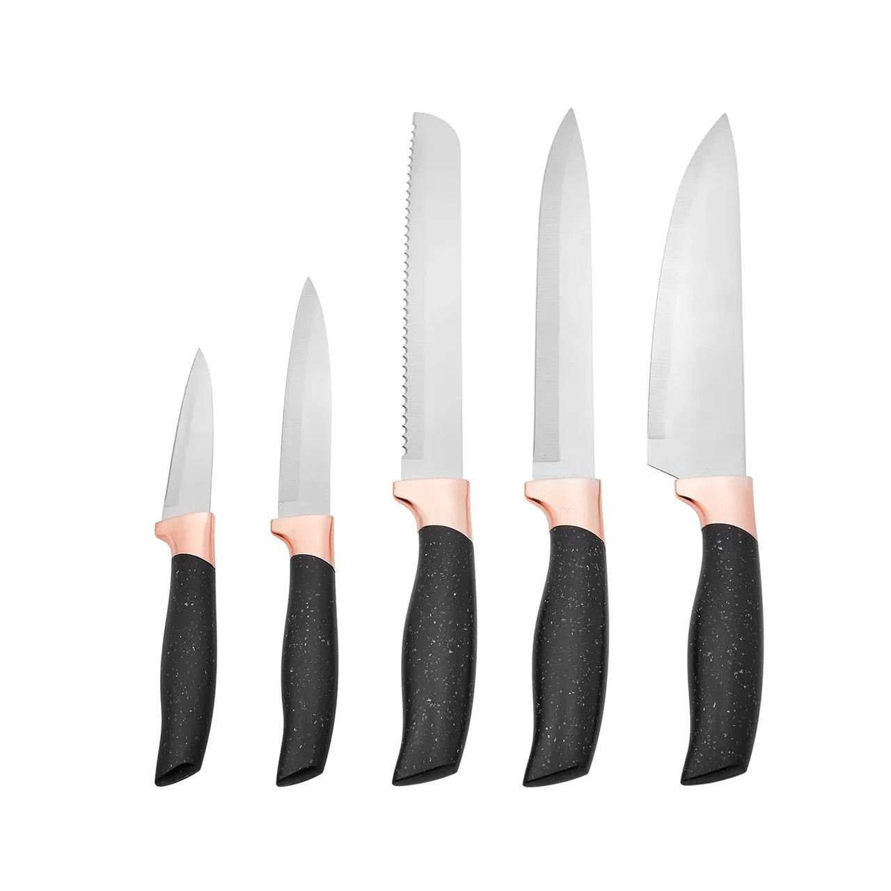 Karaca Gusto 12-teiliges Schneidebrett-Set, schwarz