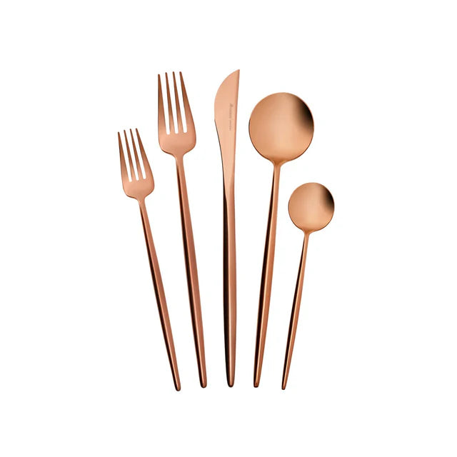 Karaca Jupiter Rosegold 60 Pieces 12 Person Boxed Cutlery Set