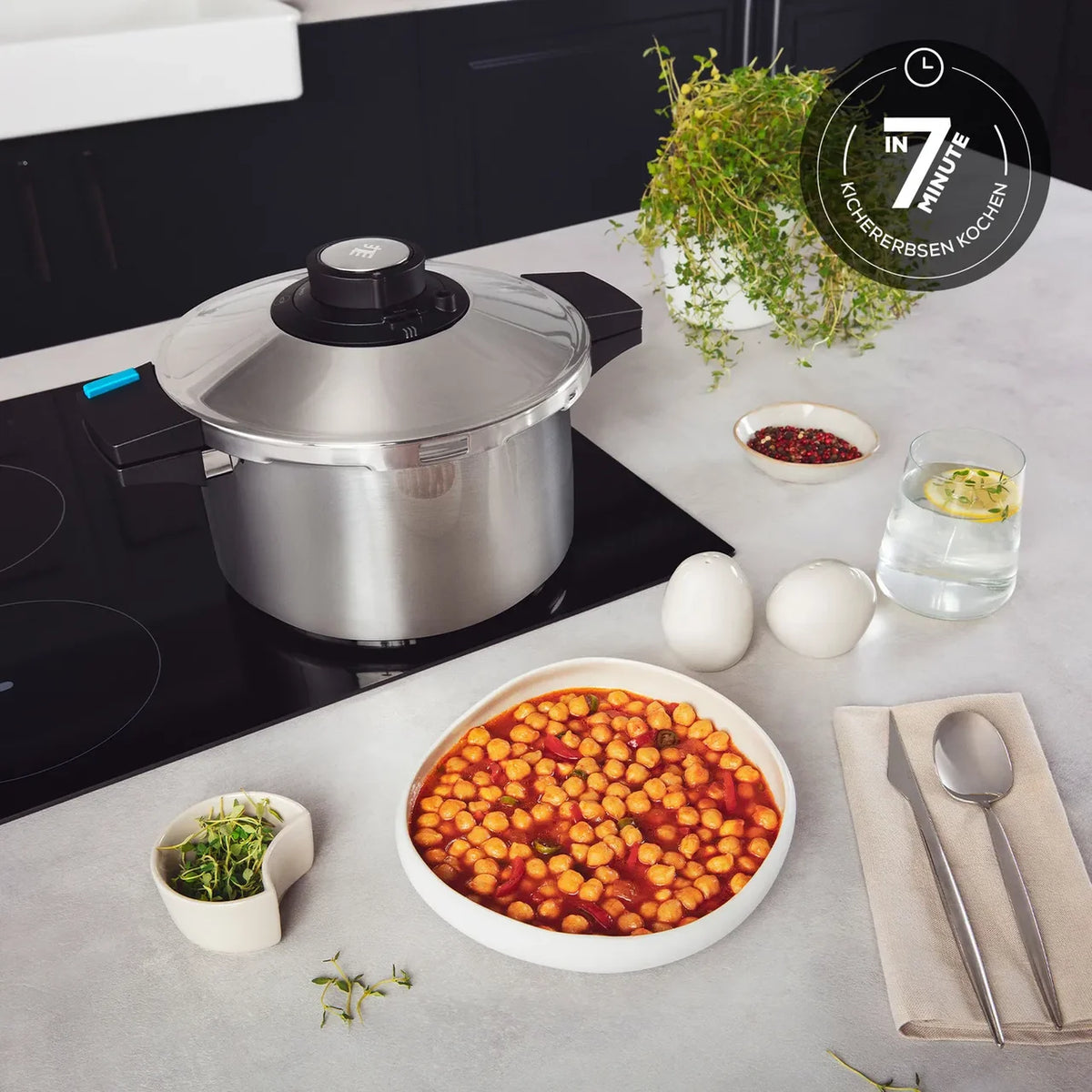 Karaca Quick and Safe inductiesnelkookpannenset 4+6 liter