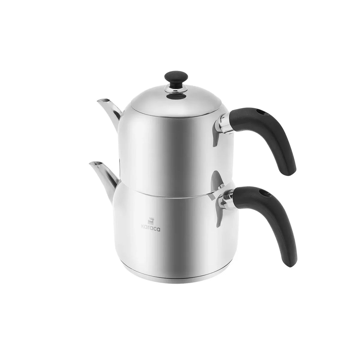 Karaca Edge Mini Çaydanlık Takımı Siyah
