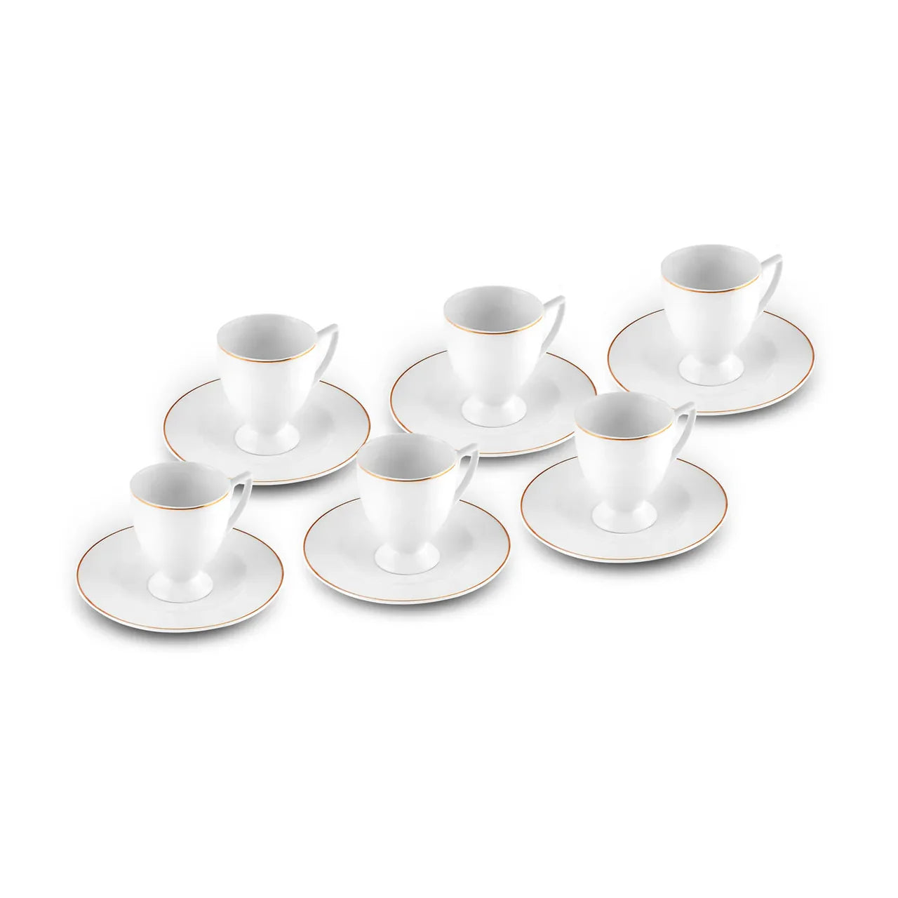 Karaca Boyoz Koffiekopjesset voor 6 personen 85 ml