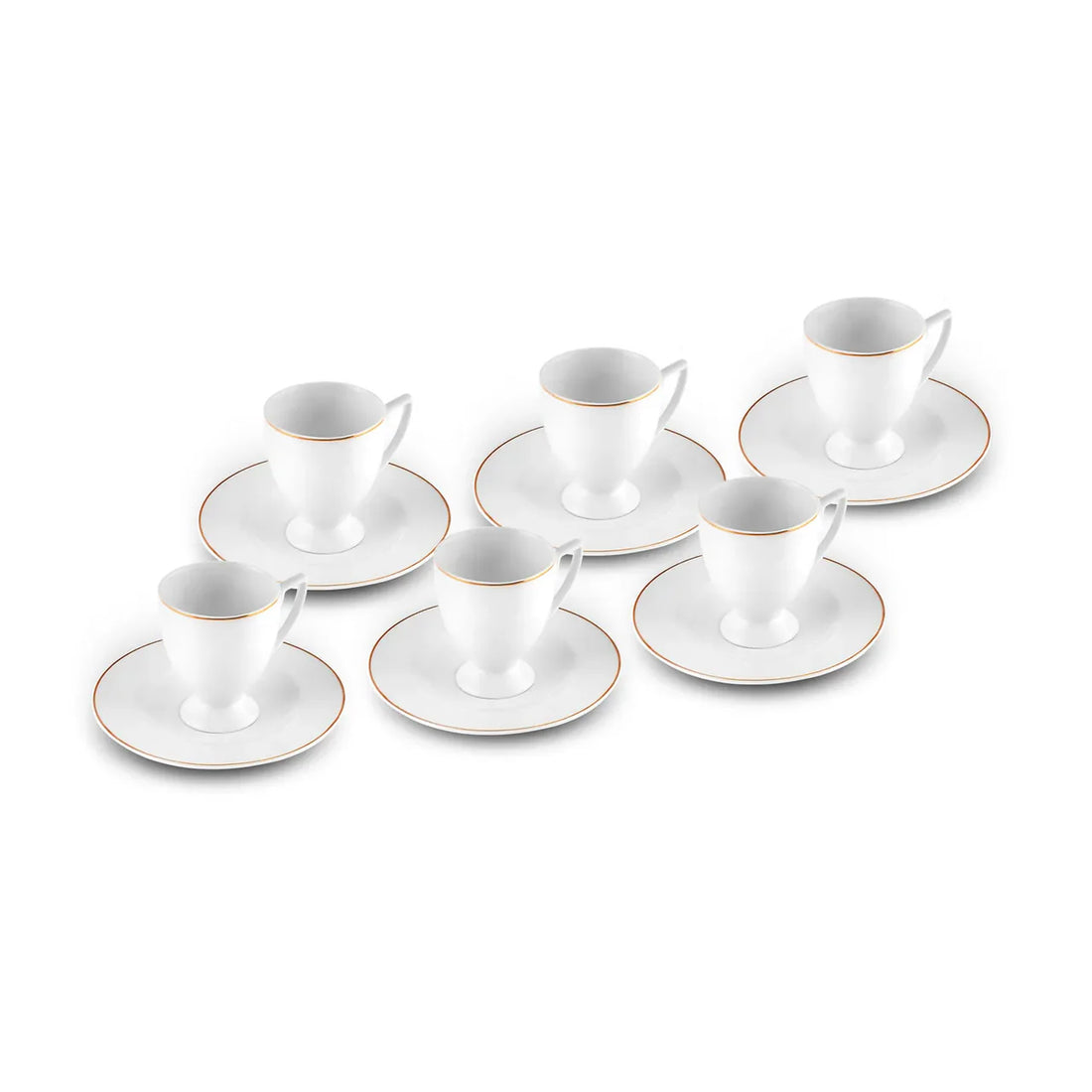 Karaca Boyoz Kaffeetassen-Set für 6 Personen, 85 ml