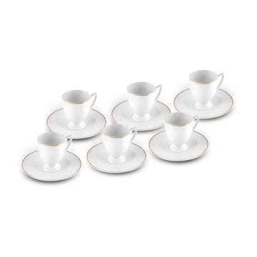 Karaca Boyoz Koffiekopjesset voor 6 personen 85 ml