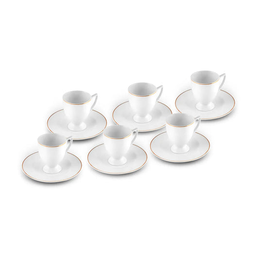 Karaca Boyoz Koffiekopjesset voor 6 personen 85 ml
