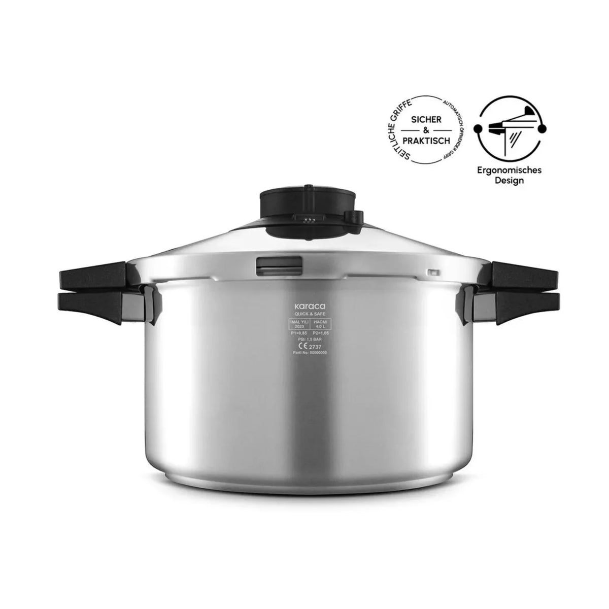 Karaca Quick and Safe Düdüklü Tencere, 7 Litre