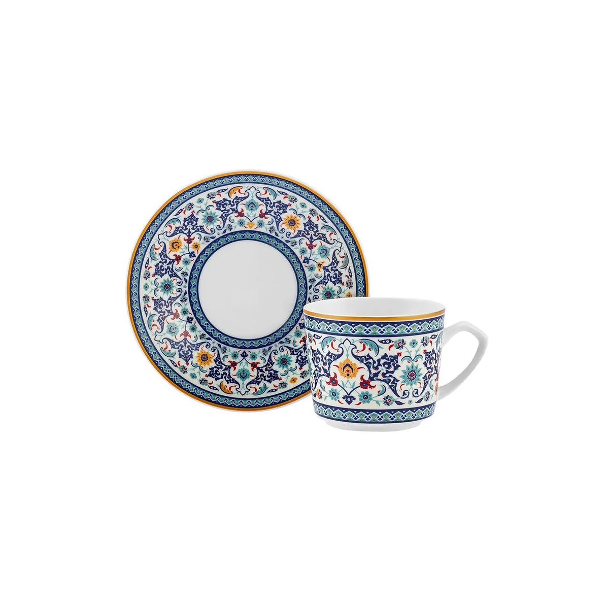 Karaca Beylerbeyi 6 Kişilik Kahve Fincan Takımı, 80 ml