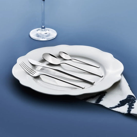 Karaca New Liza Elegance Platin 84-delig bestek voor 12 personen met doos