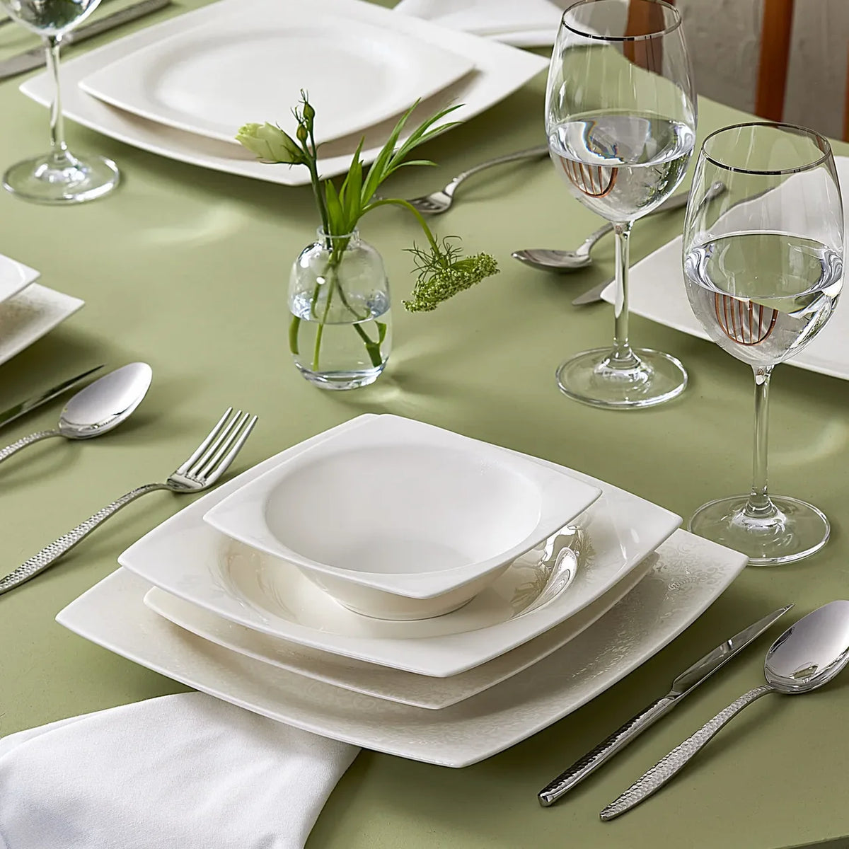 Karaca New Flava servies voor 6 personen, 24-delig, porselein