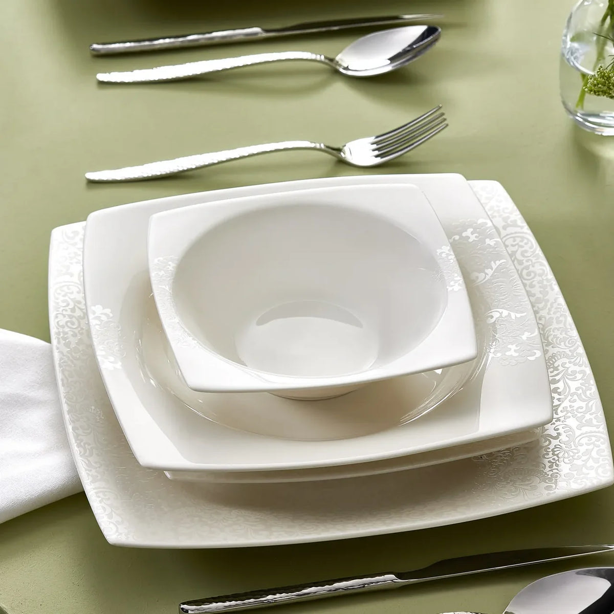 Karaca New Flava servies voor 6 personen, 24-delig, porselein