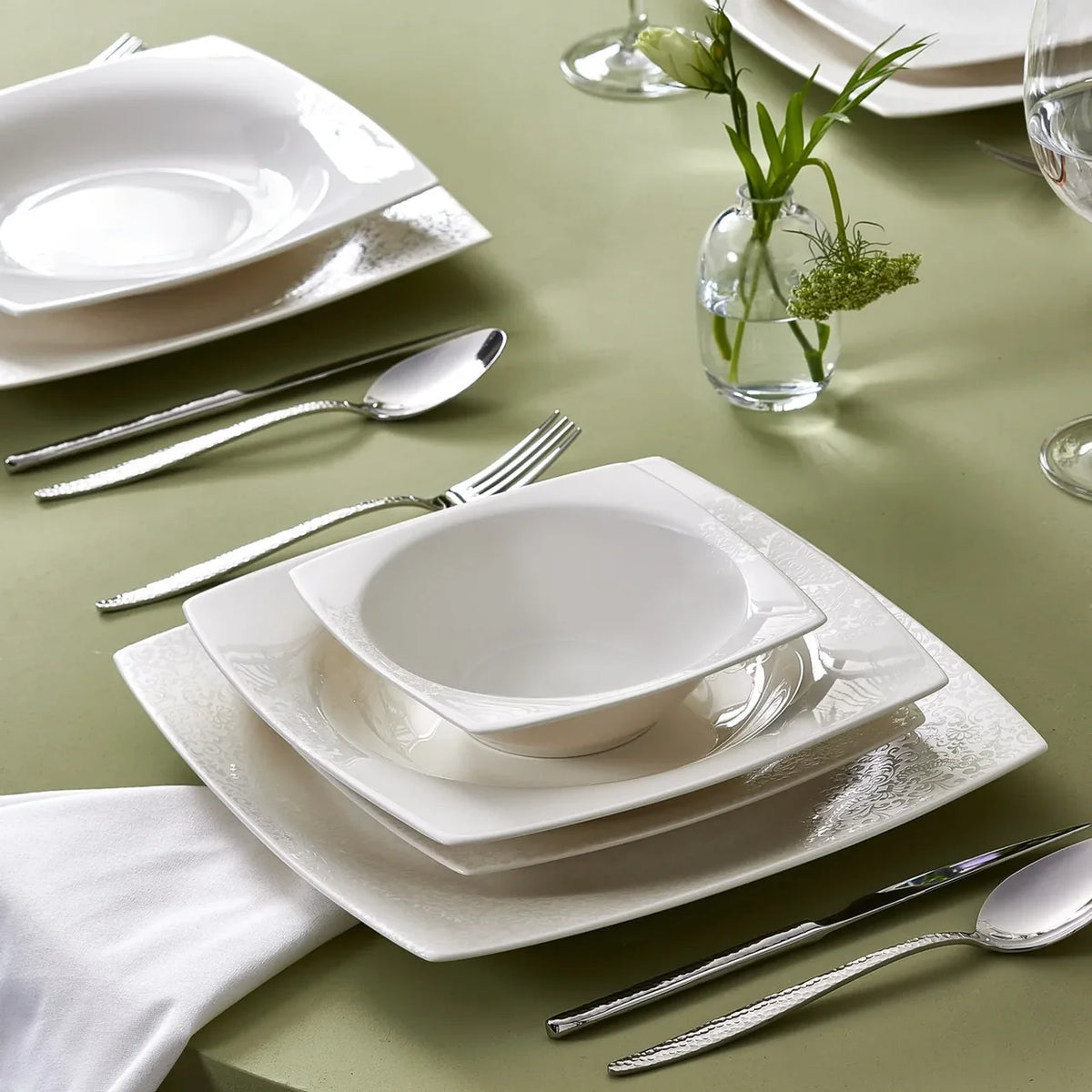 Karaca New Flava servies voor 6 personen, 24-delig, porselein