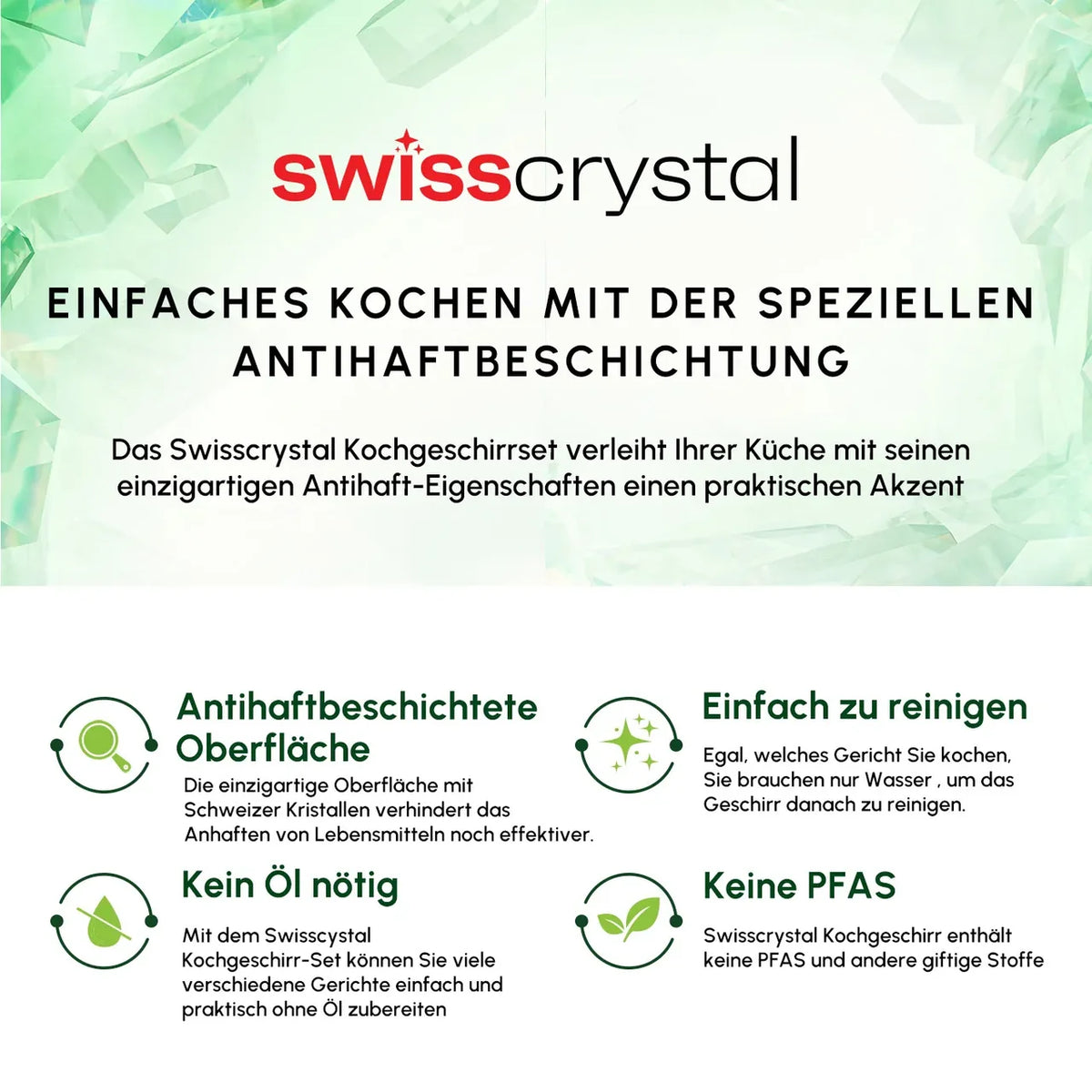 Karaca Swiss Crystal İndüksiyonlu Tencere Creamy, 20 cm