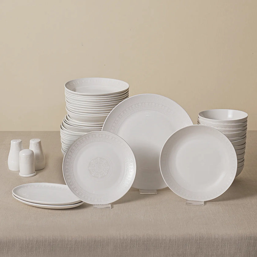 Karaca Arte 53 Parça 12 Kişilik New Bone Yemek Takımı