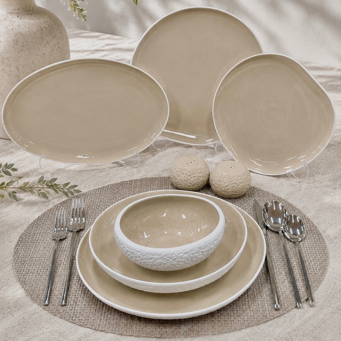 Barles Stone servies voor 6 personen - 27-delig