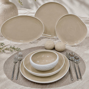 Barles Stone servies voor 6 personen - 27-delig