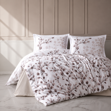 Lavella Aven Ranforce Bettwäsche-Set 200 x 220 cm, 4-teilig – Lila