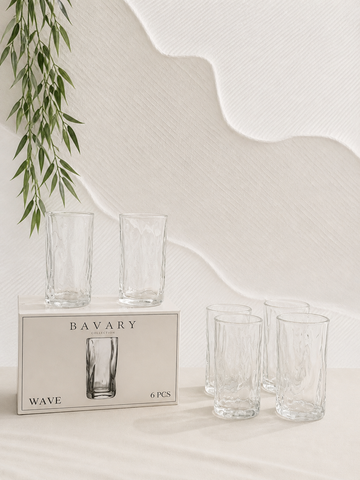 Bavary Wave Bardak Seti Uzun Model