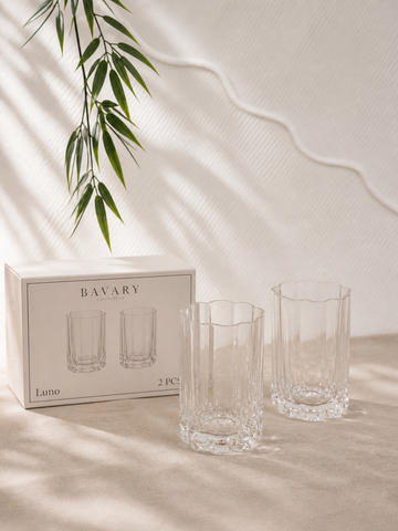 Bavary Luno Set van twee glazen, middelgroot, 320 ml