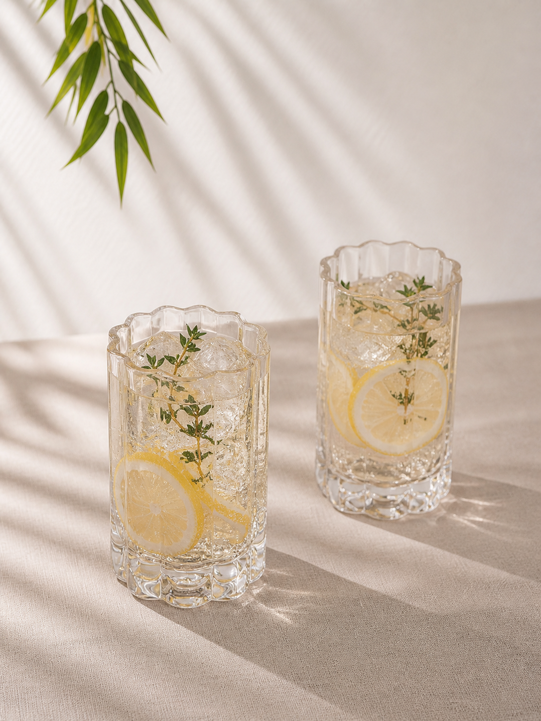 Bavary Luno Set van twee glazen, middelgroot, 320 ml