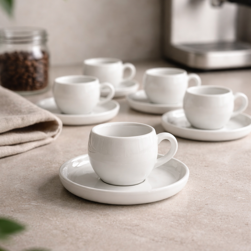 Service à café turc Mulex pour 6 personnes