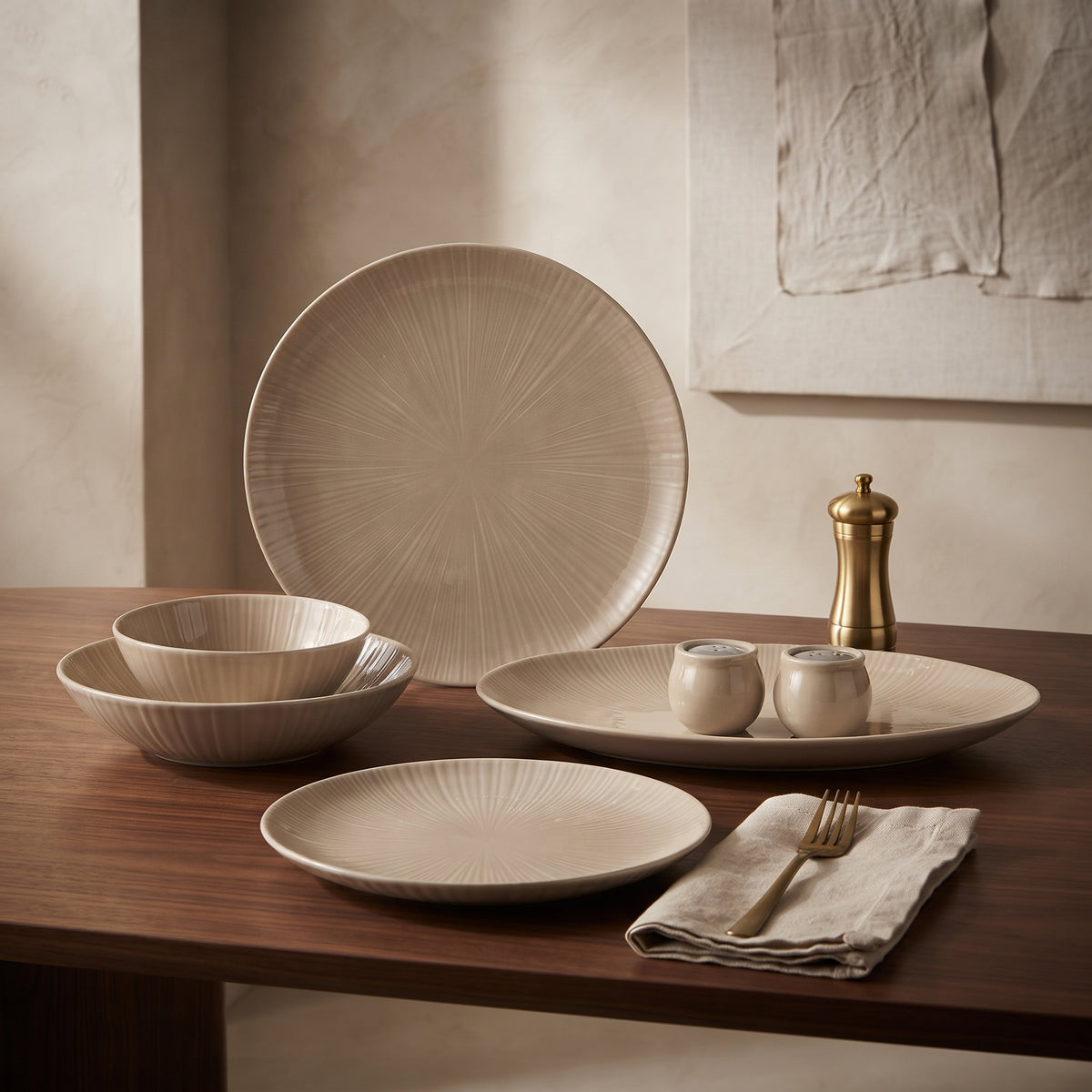 BRICARD BELFORT YEMEK TAKIMI | TAUPE 27 PARÇA