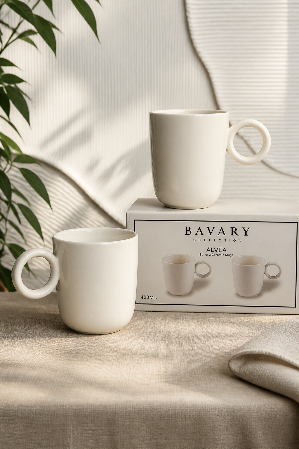 Bavary Alvéa Becher mit zwei Henkeln, 400 ml