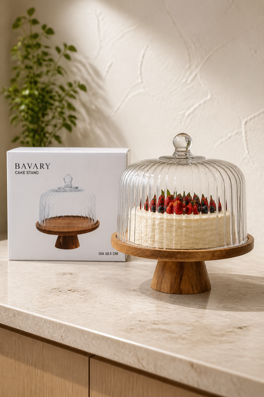 Bavary Ayaklı Kek Fanusu 30.5 cm