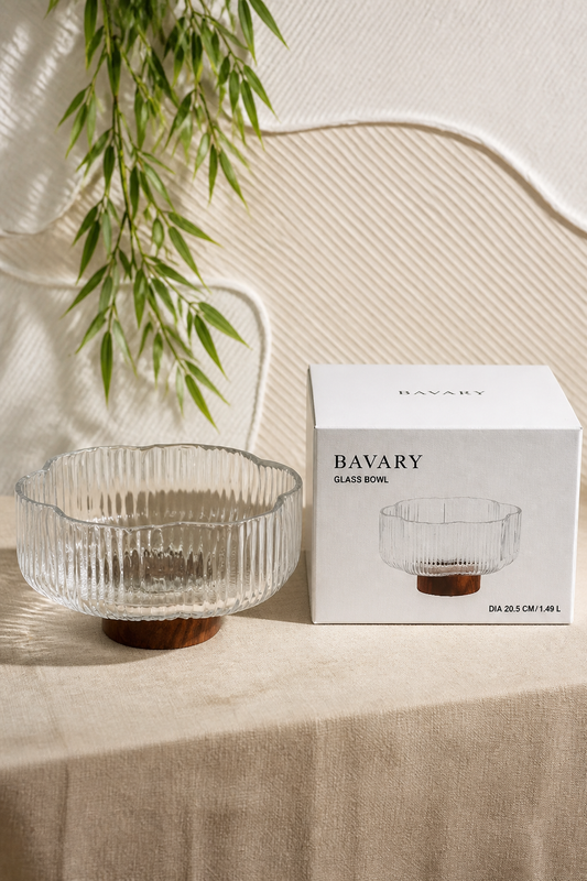 Bavary Ayaklı Sunum Kasesi / 20.5 cm - 1.49 L