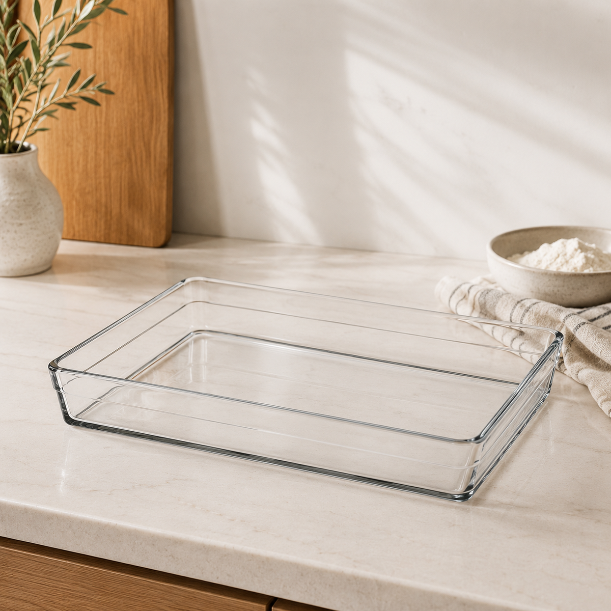 Borcam Premium Kleine rechteckige Auflaufform