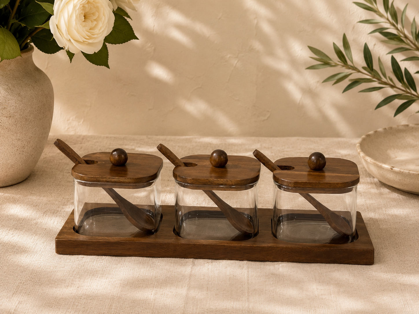 Acacia Gewürzset, 7-teilig