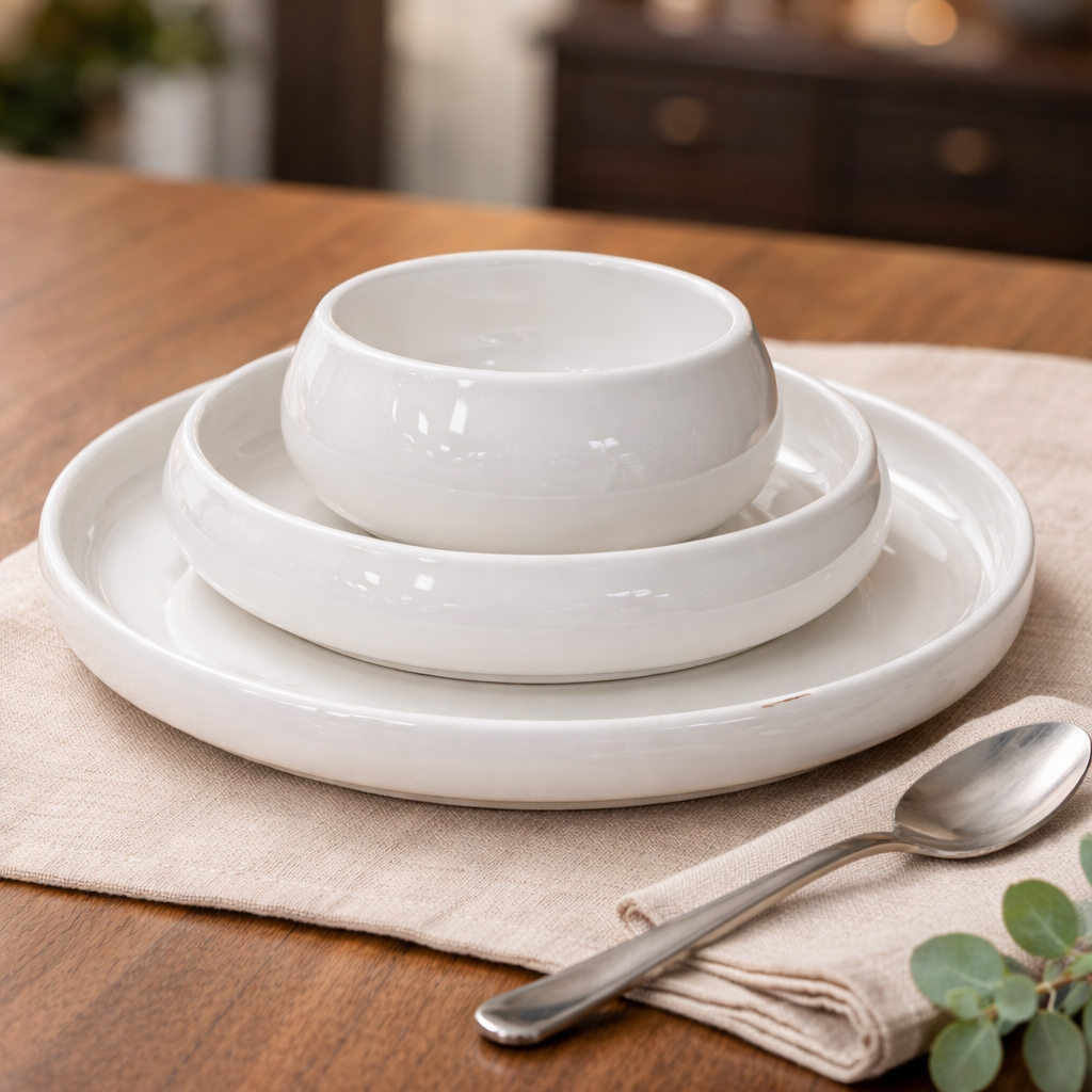 White Moon servies 27-delig. | Tafelservice voor 6 personen