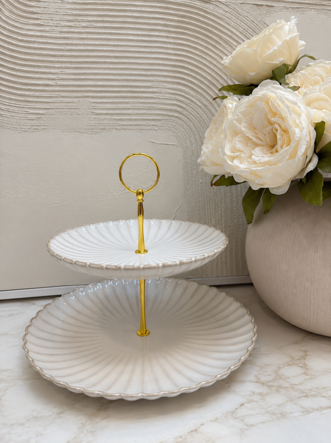 Paris Sunumluk 2-Katlı | 20-27CM GOLD