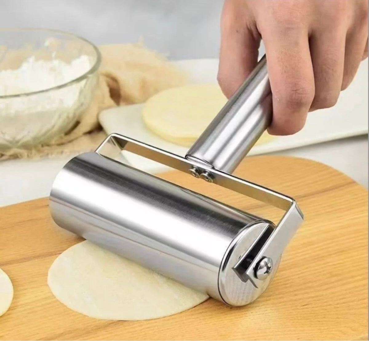 Metal Rulo Hamur Açıcı Merdane