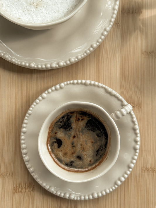 Kadoland Palermo Turkse Koffie & Espresso Set 12 Delig / Beige