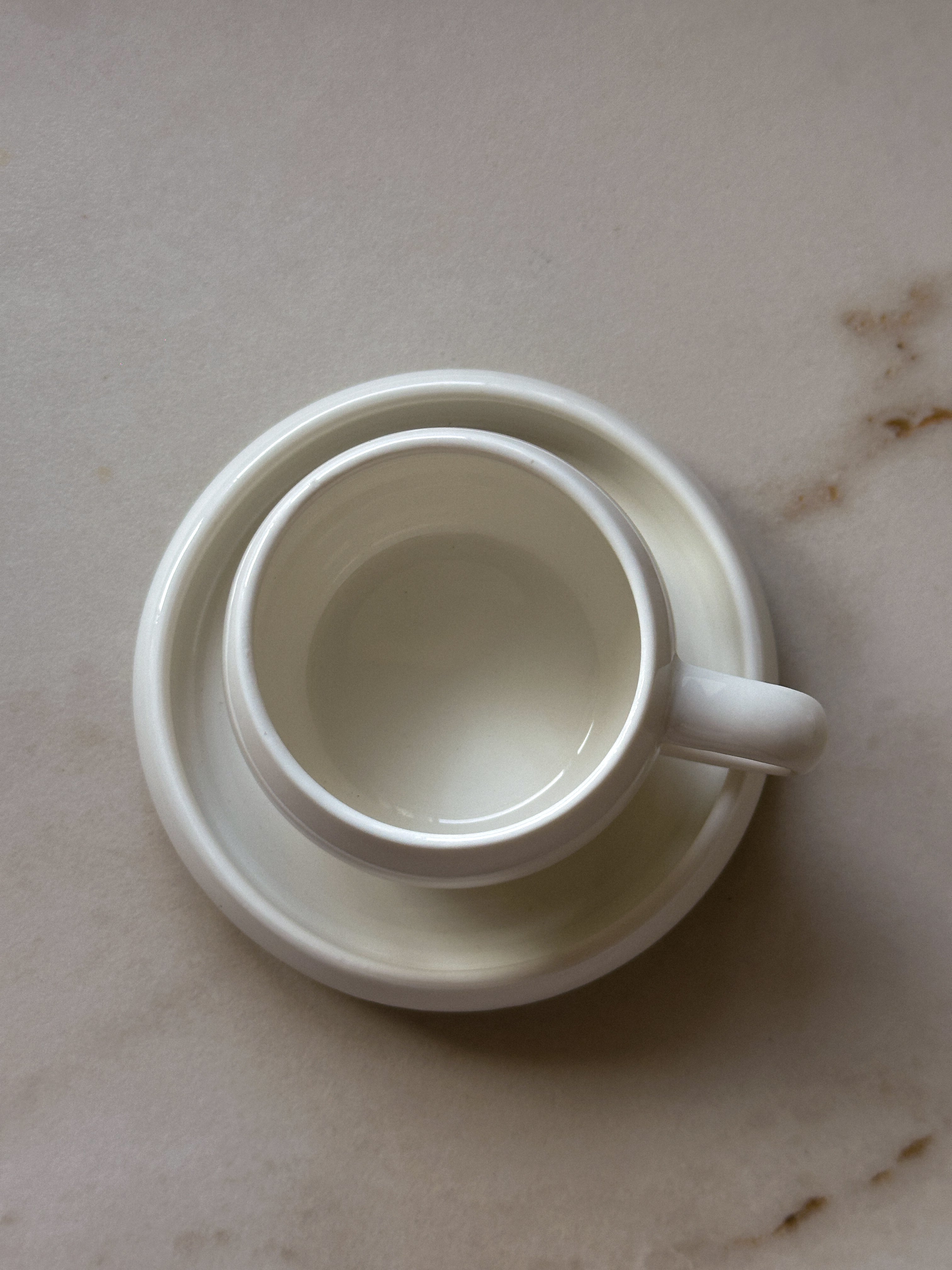 Kadoland Chubby Türkischer Kaffee & Espresso-Set, 12-teilig | Weiß