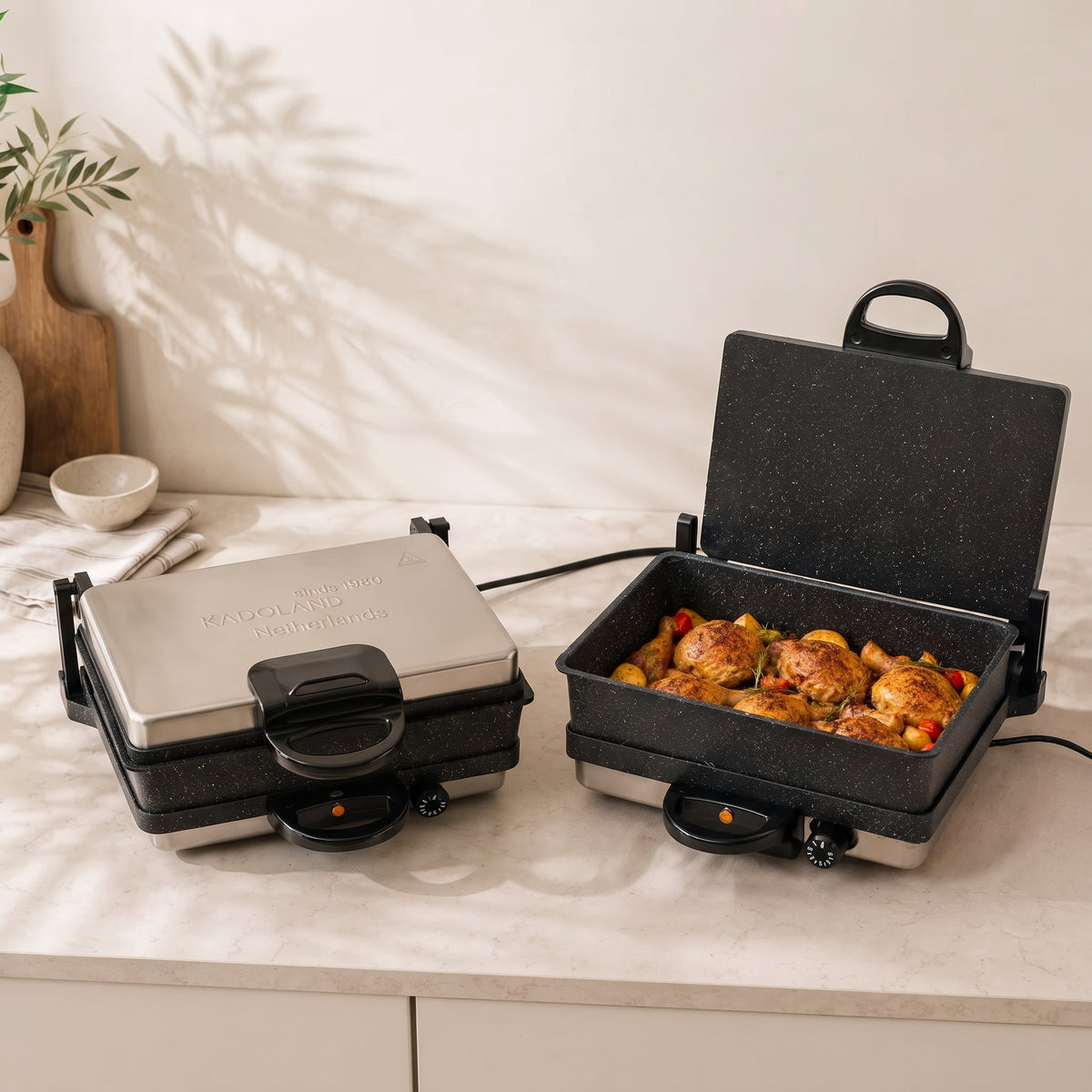 Kadoland 2x Lahmacun and Bazlama Multigrill - Pan INCLUDED