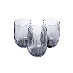 Set di 3 bicchieri Paşabahçe Linka, grigio - 380 cc