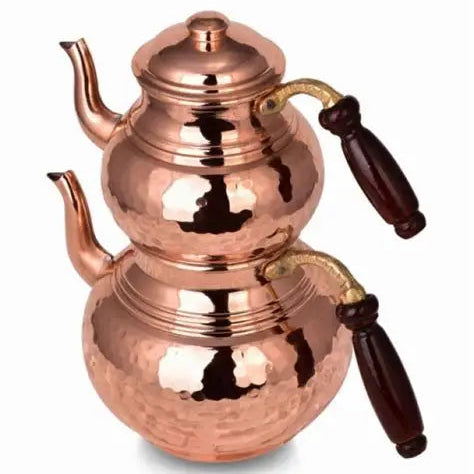 Geleneksel Bakır Çaydanlık No.2
