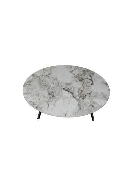 Marble-Look Folding Dining Table, 70 cm